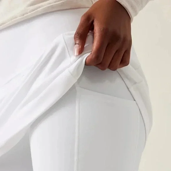 Athleta Salutation Skort Skirt Shorts Pockets A-Line Athletic White Plus Size 2X - Picture 8 of 10